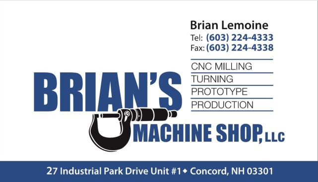 Brian's Machine Shop, LLC logo